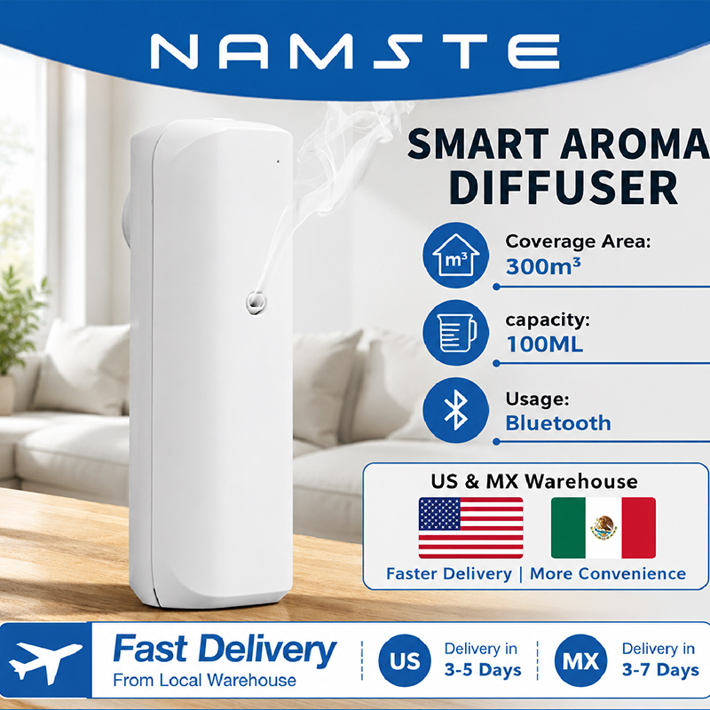 Home Fragrance System - NAMSTE 아로마 오일 디퓨저 블루투스 향기