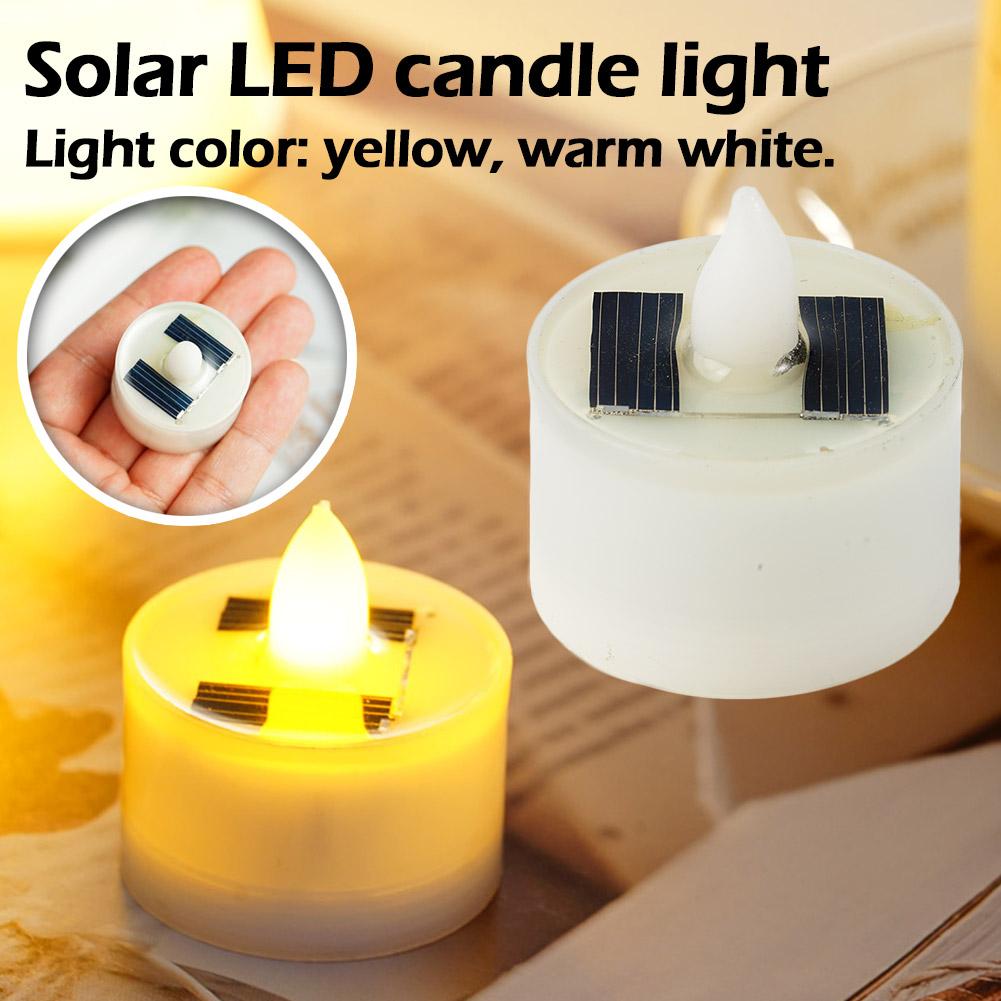 Beeswax Taper Candle - 새로운 태양 양초 Flameless LED 차