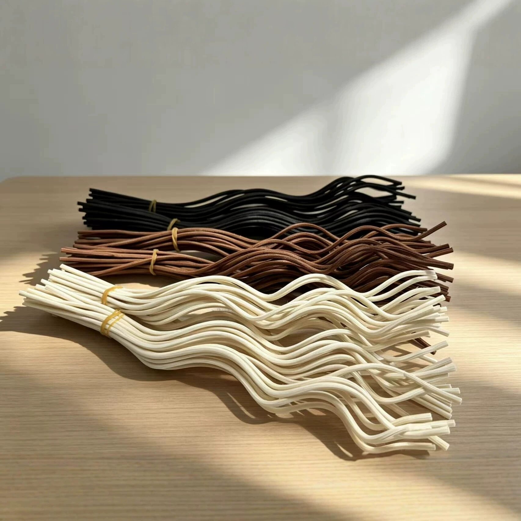 Home Fragrance Diffuser Sticks - 20개입 라탄 리드 디퓨저 스틱, 긴