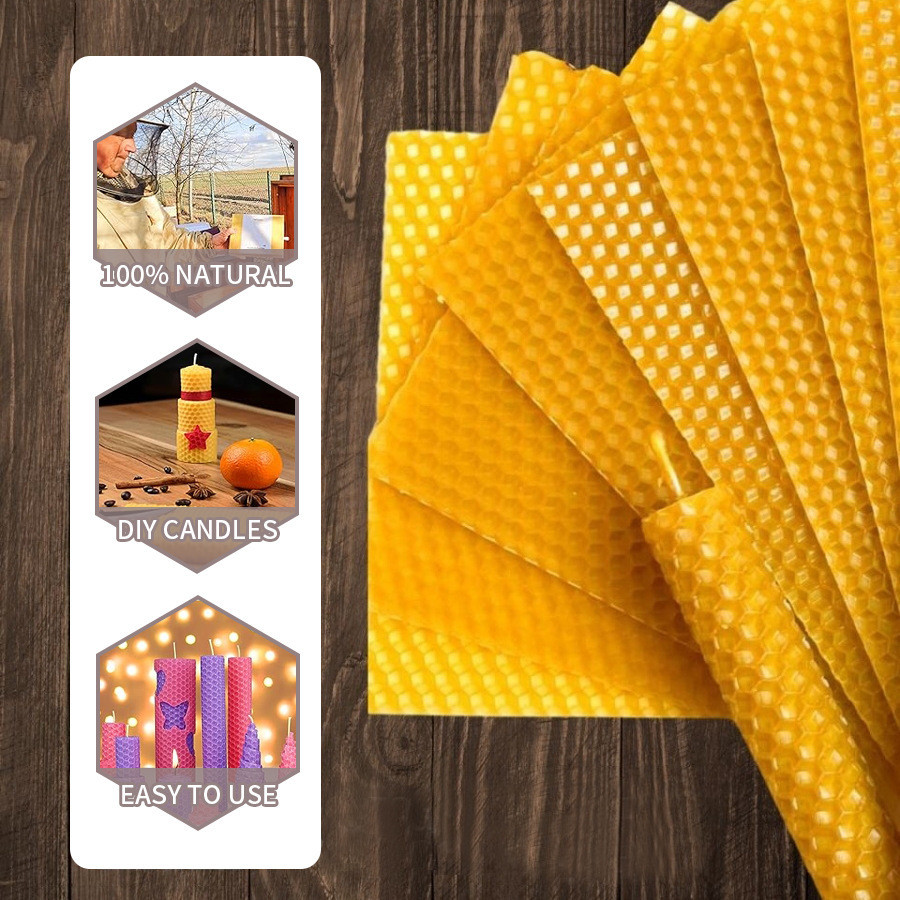 Beeswax Taper Candle - 10/20/30pcs 양초에 대 한 자연 밀랍