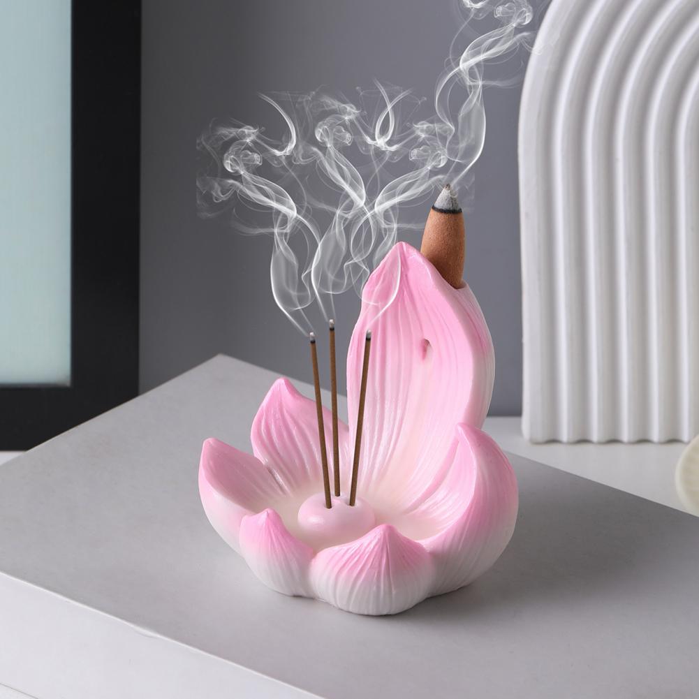 Home Fragrance Incense Sticks - 연꽃 향꽂이 테이블 센터피스 역류향 버너
