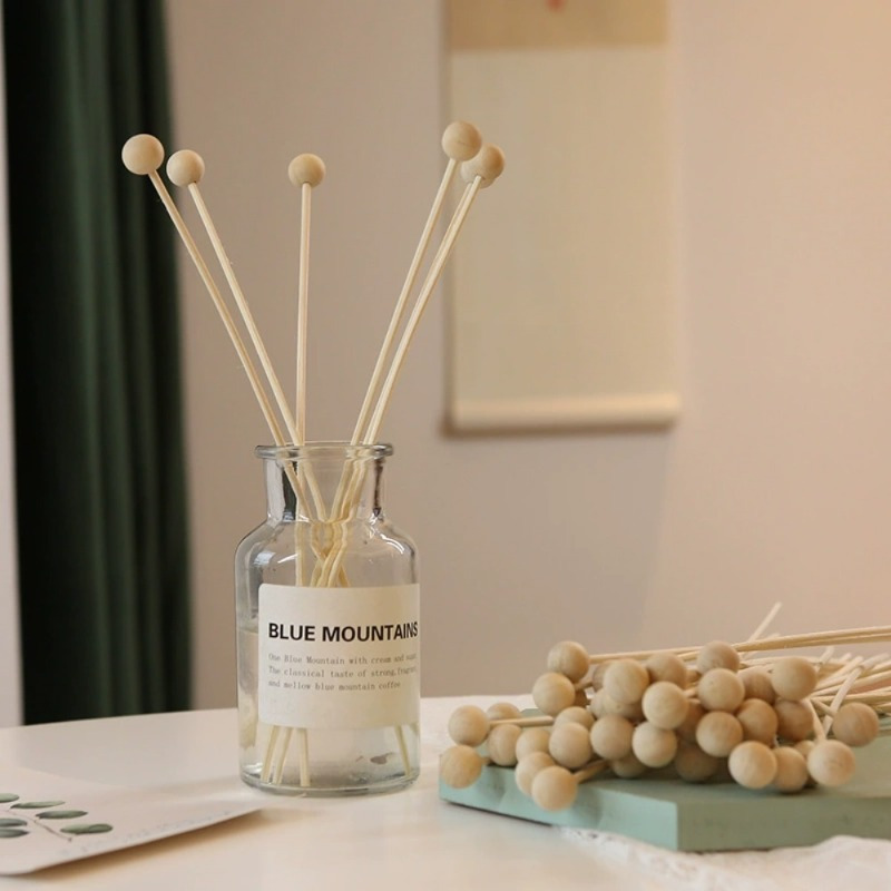 Home Fragrance System - 30 개/몫 Fireless 나무 공 아로마