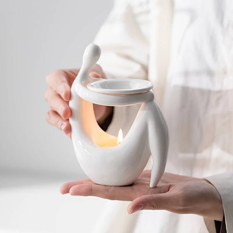 세라믹 인센스 버너 인체 모양 에센셜 오일 캔들 홀더  - Home Fragrance Wax Melts 리뷰 및 가격