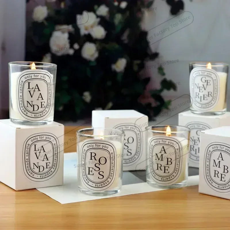 로맨틱 투명 향초 선물 향기로운 아로마 캔들 게스트 선 - Home Fragrance Wax Melts 리뷰 및 가격