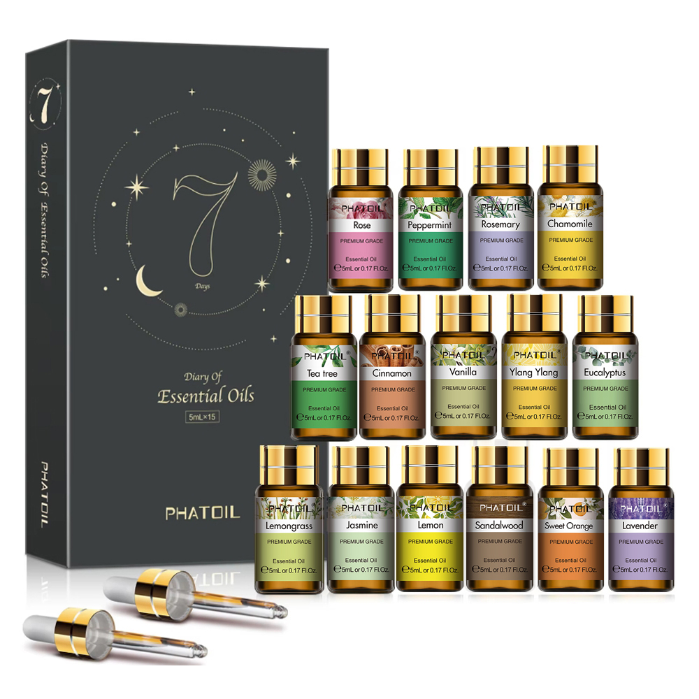 PHATOIL 12pcs/15pcs 아로마테라피 에센셜 - Fragrance Oil Set 리뷰 및 가격