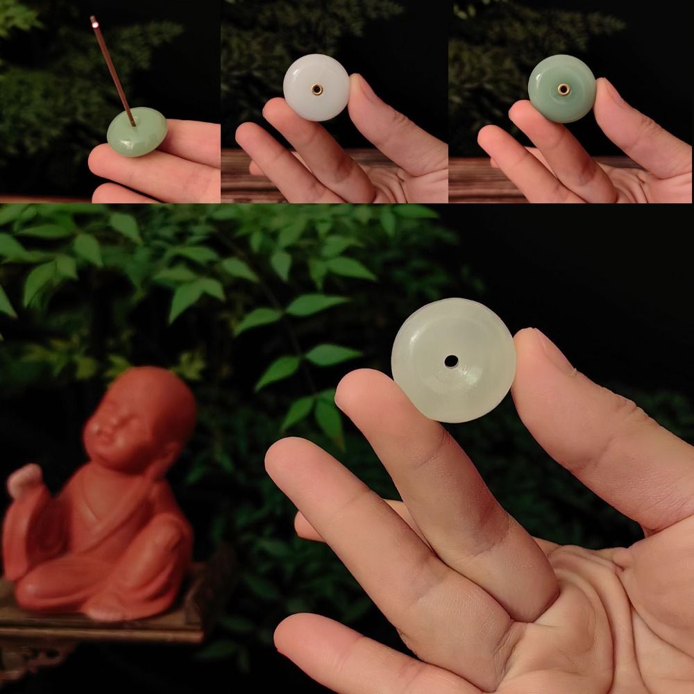 모조 옥 미니 향꽂이 명상 공간 미니멀리스트 젠 향로  - Home Fragrance Incense Sticks 리뷰 및 가격