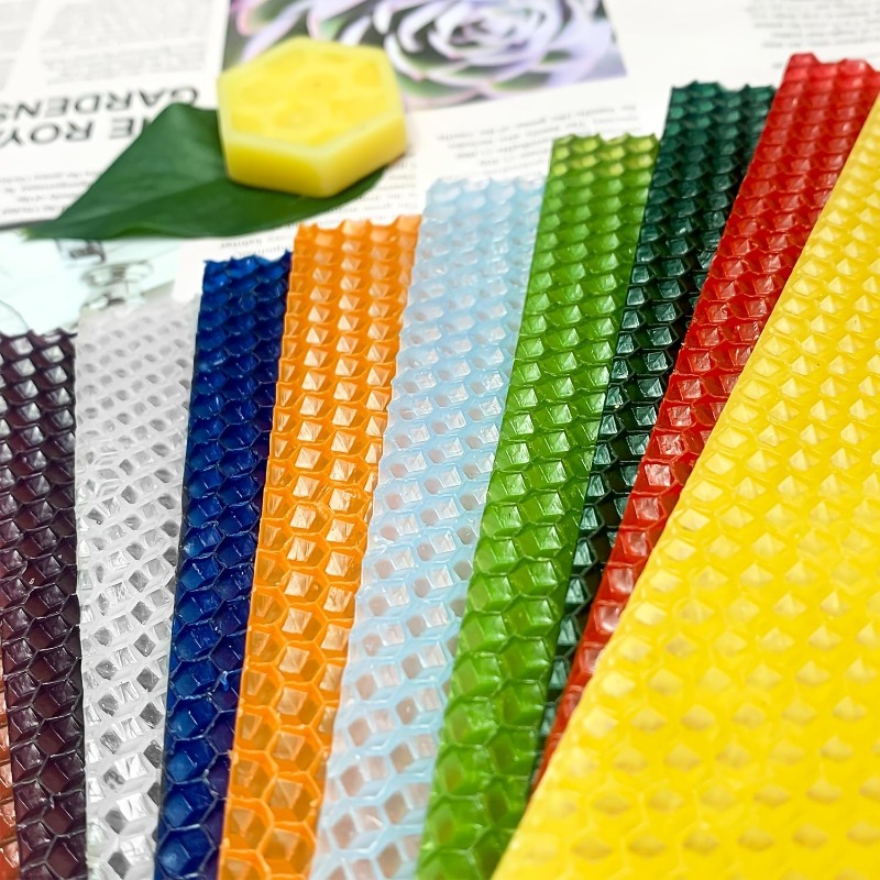 다양한 디자인의 캔들 만들기 세트 (10개입 밀랍 시트 - Beeswax Taper Candle 리뷰 및 가격