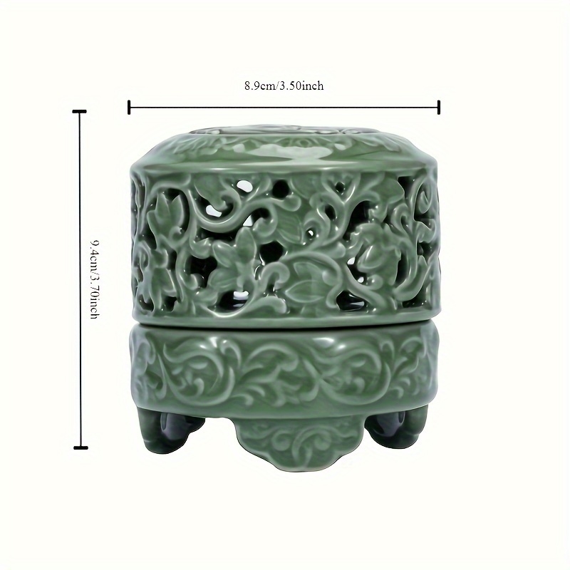 1 세트 중국 스타일 연꽃 향로 위에예 가마 매화 세라 - Home Fragrance Incense Sticks 리뷰 및 가격