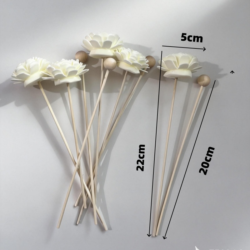 10개 인조 꽃 라탄 리드 향기 아로마 디퓨저 리필 스 - Home Fragrance Diffuser Sticks 리뷰 및 가격
