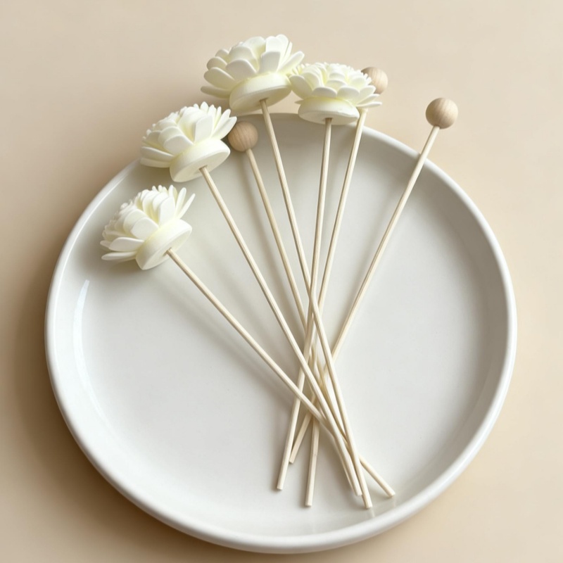 10개 인조 꽃 라탄 리드 향기 아로마 디퓨저 리필 스 - Home Fragrance Diffuser Sticks 리뷰 및 가격