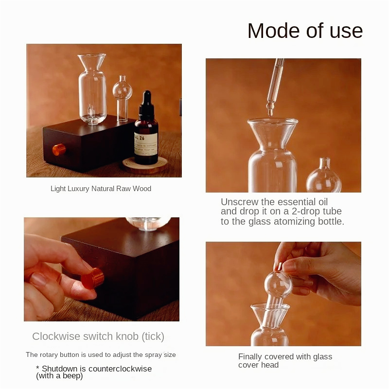 미니 휴대용 무수 에센셜 오일 디퓨저 아로마테라피 분무 - Home Fragrance System 리뷰 및 가격