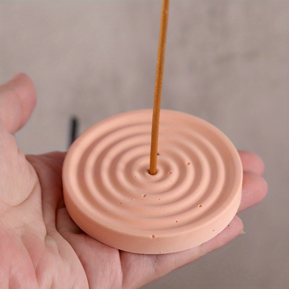 1개의 실리콘 향꽂이 몰드, DIY 원형 패턴 향꽂이  - Home Fragrance Incense Sticks 리뷰 및 가격