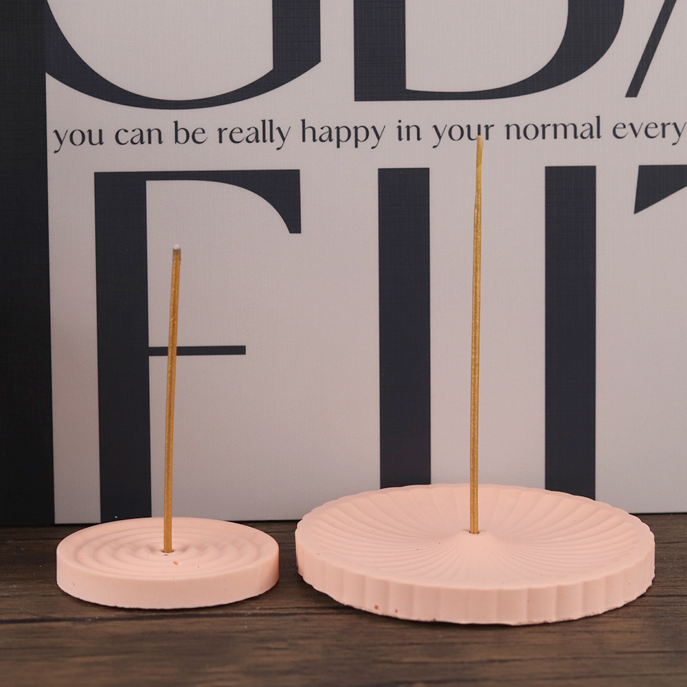 1개의 실리콘 향꽂이 몰드, DIY 원형 패턴 향꽂이  - Home Fragrance Incense Sticks 리뷰 및 가격