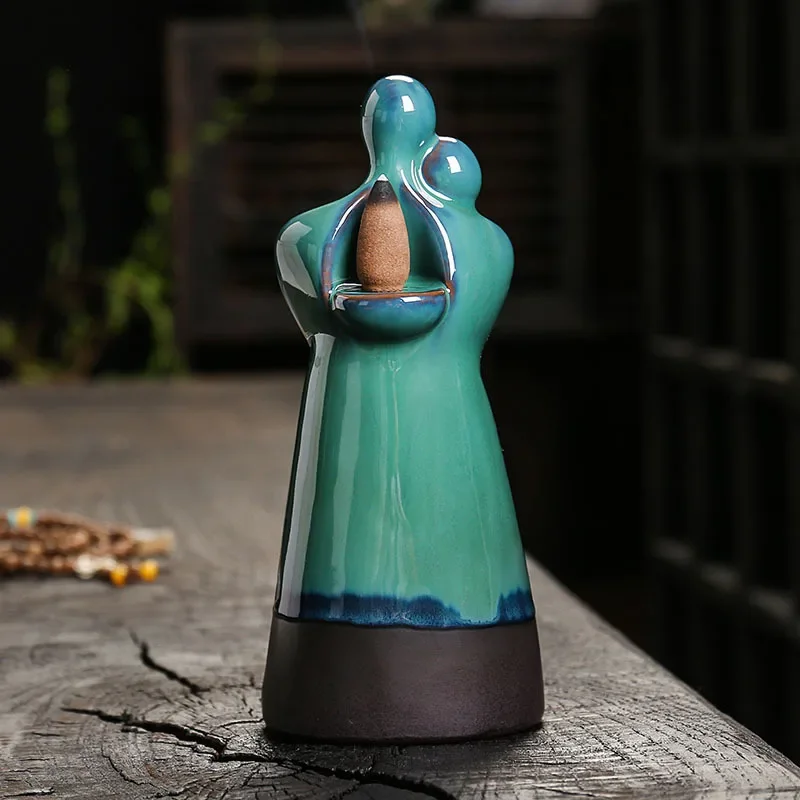 1pc, 크리 에이 티브 세라믹 공예 홈 장식 연인 유 - Home Fragrance Incense Sticks 리뷰 및 가격