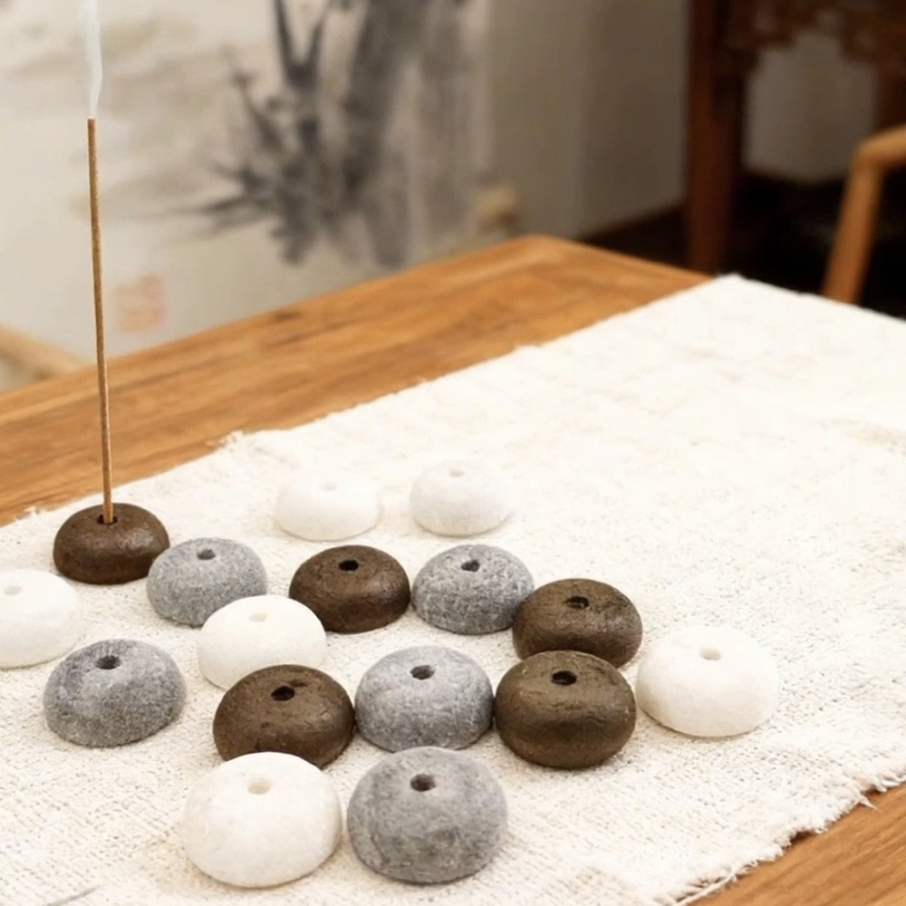 2개 천연석 향꽂이 코일 향로 석영석 받침대 불교 실내 - Home Fragrance Incense Sticks 리뷰 및 가격