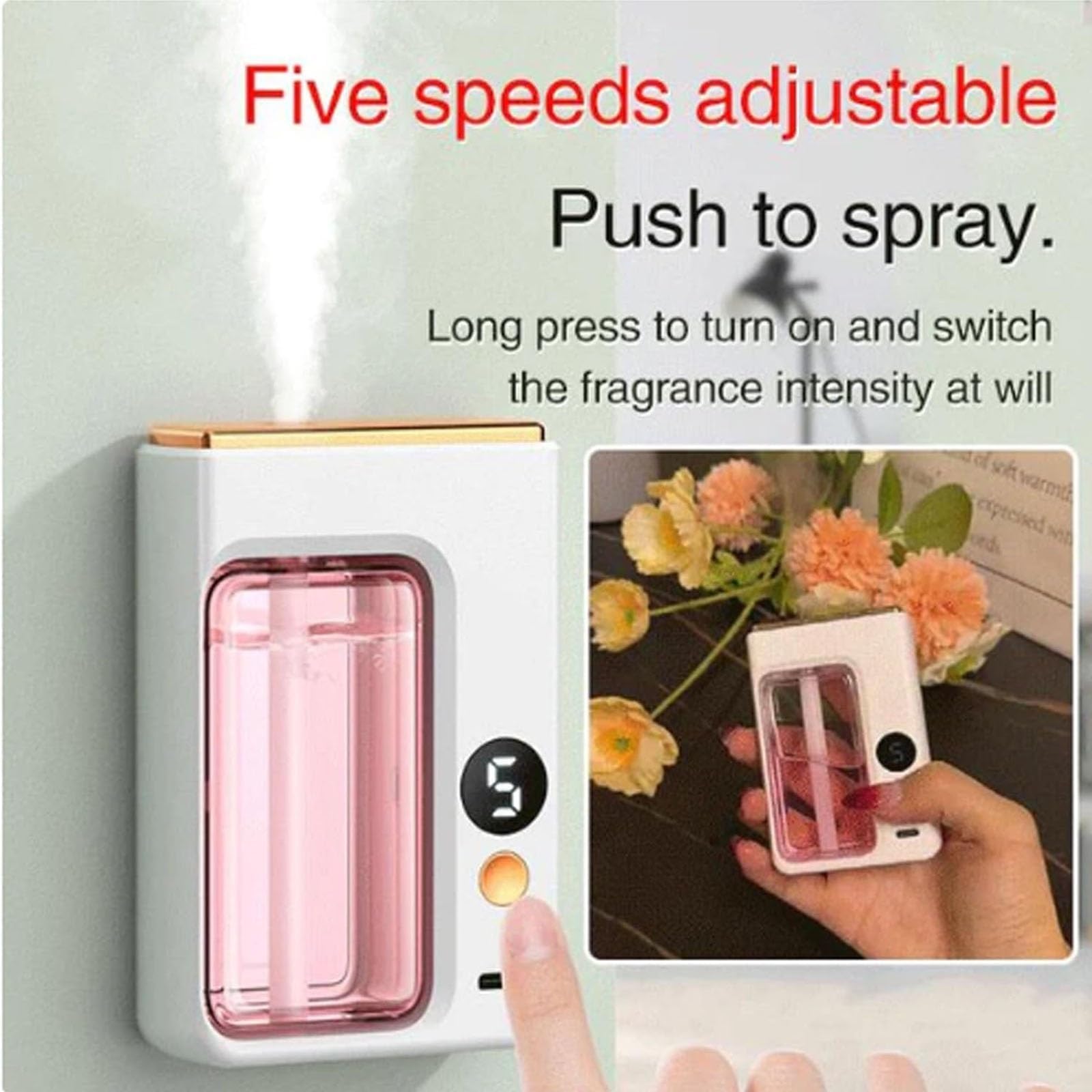 아로마테라피 디퓨저 무선 벽걸이형 휴대용 아로마테라피  - Fragrance In Home 리뷰 및 가격