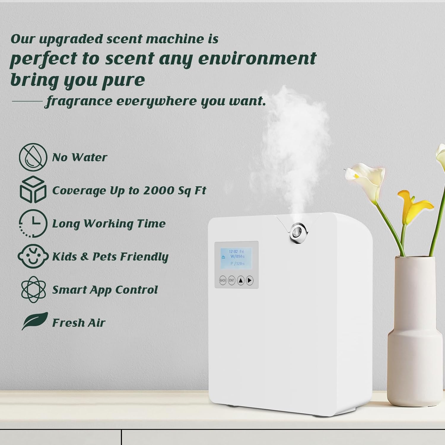 아로마 디퓨저 300ml WIFI 제어 에센셜 오일 디 - Home Fragrance System 리뷰 및 가격