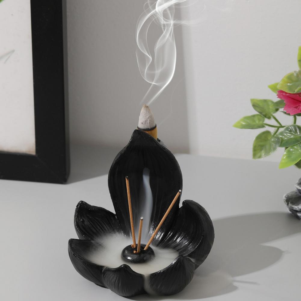 연꽃 향꽂이 테이블 센터피스 역류향 버너 레진 향콘 홀 - Home Fragrance Incense Sticks 리뷰 및 가격