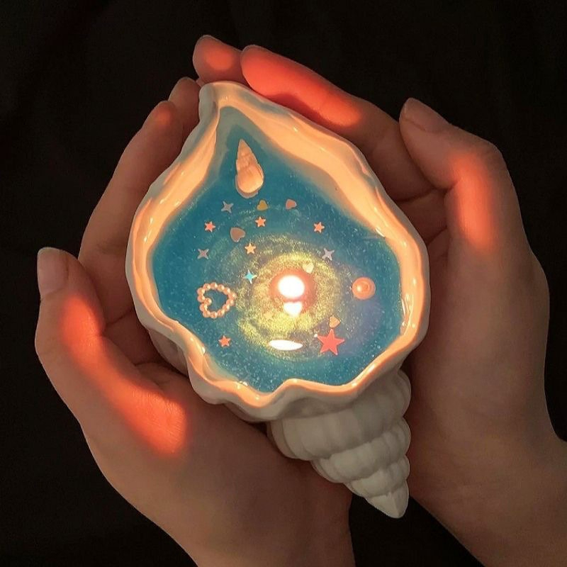 고체 에센셜 오일 왁스 멜트, 독창적인 조개 모양 양초 - Home Fragrance Wax Melts 리뷰 및 가격