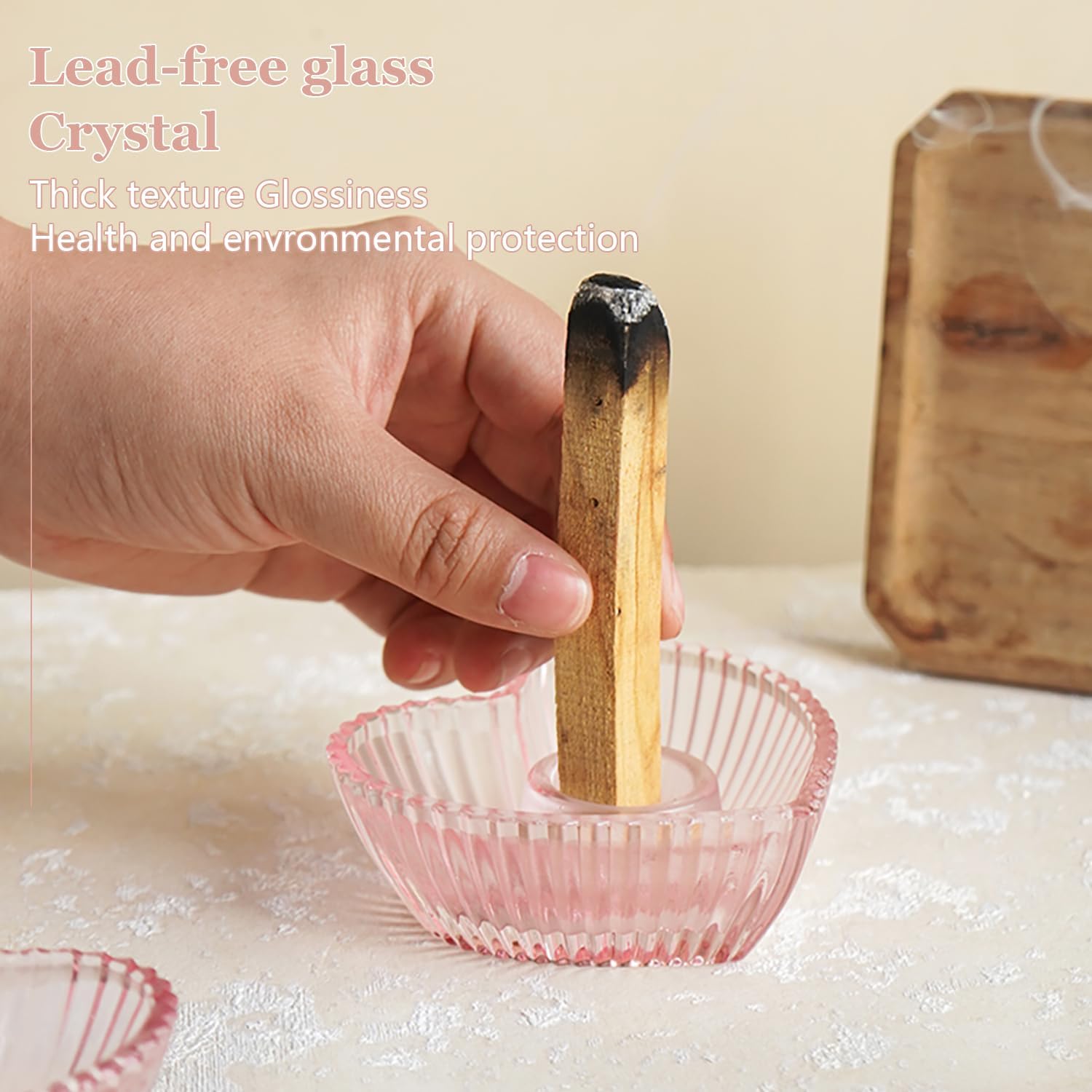 유리 팔로산토 홀더 향꽂이 하트 모양 향 버너 재받이  - Home Fragrance Incense Sticks 리뷰 및 가격