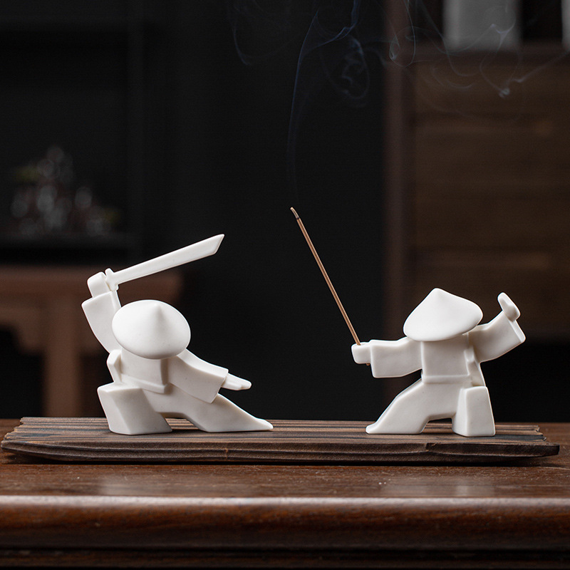 검객 Chivalrous 전문가 세라믹 사무라이 기사  - Home Fragrance Incense Sticks 리뷰 및 가격