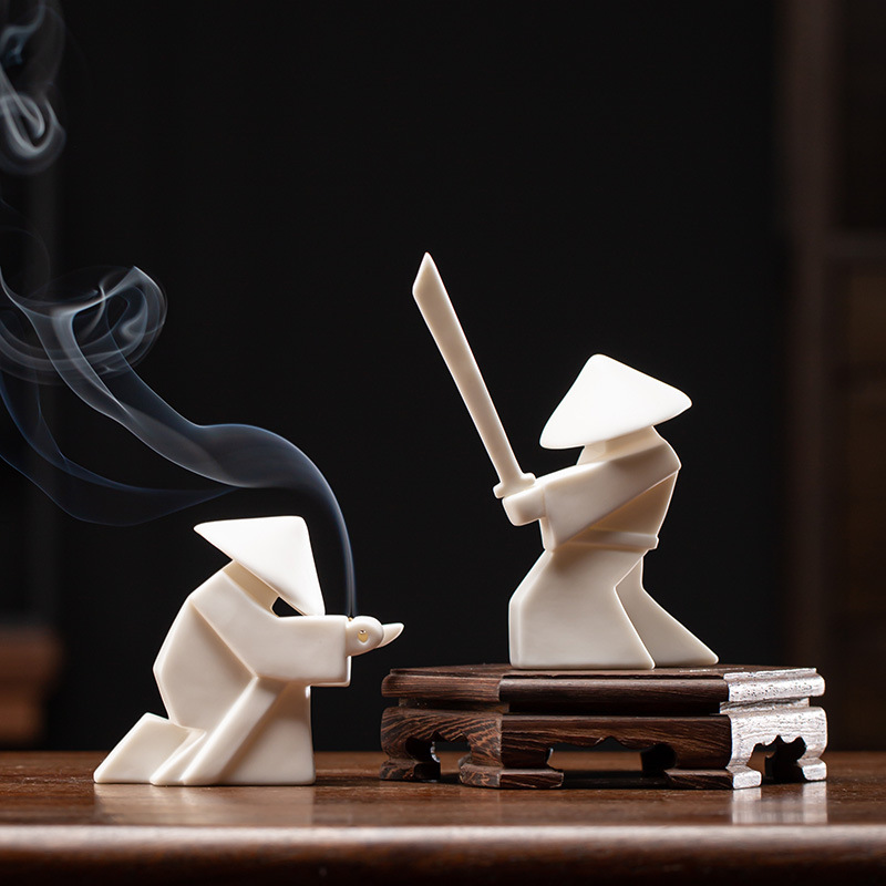 검객 Chivalrous 전문가 세라믹 사무라이 기사  - Home Fragrance Incense Sticks 리뷰 및 가격