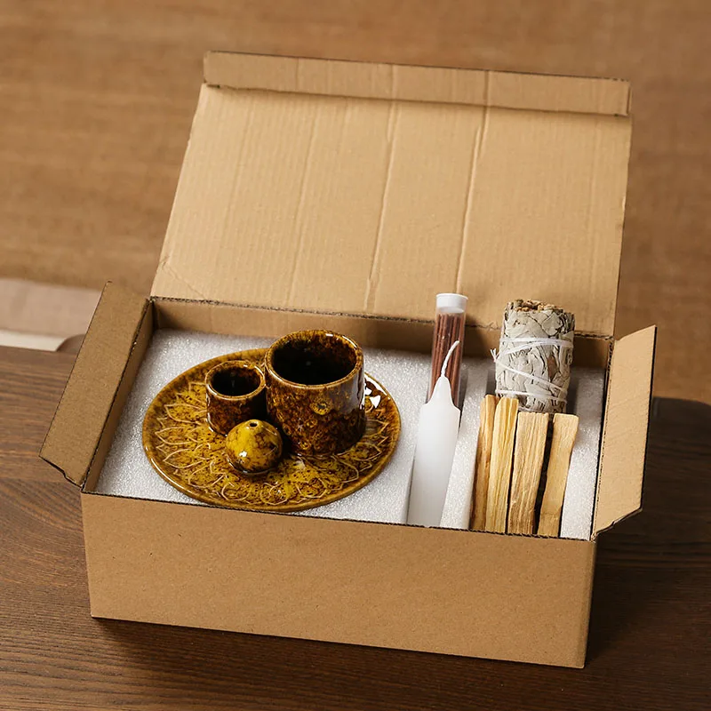 세라믹 향 버너 홀더 - 팔로 산토, 세이지, 스틱,  - Home Fragrance Incense Sticks 리뷰 및 가격