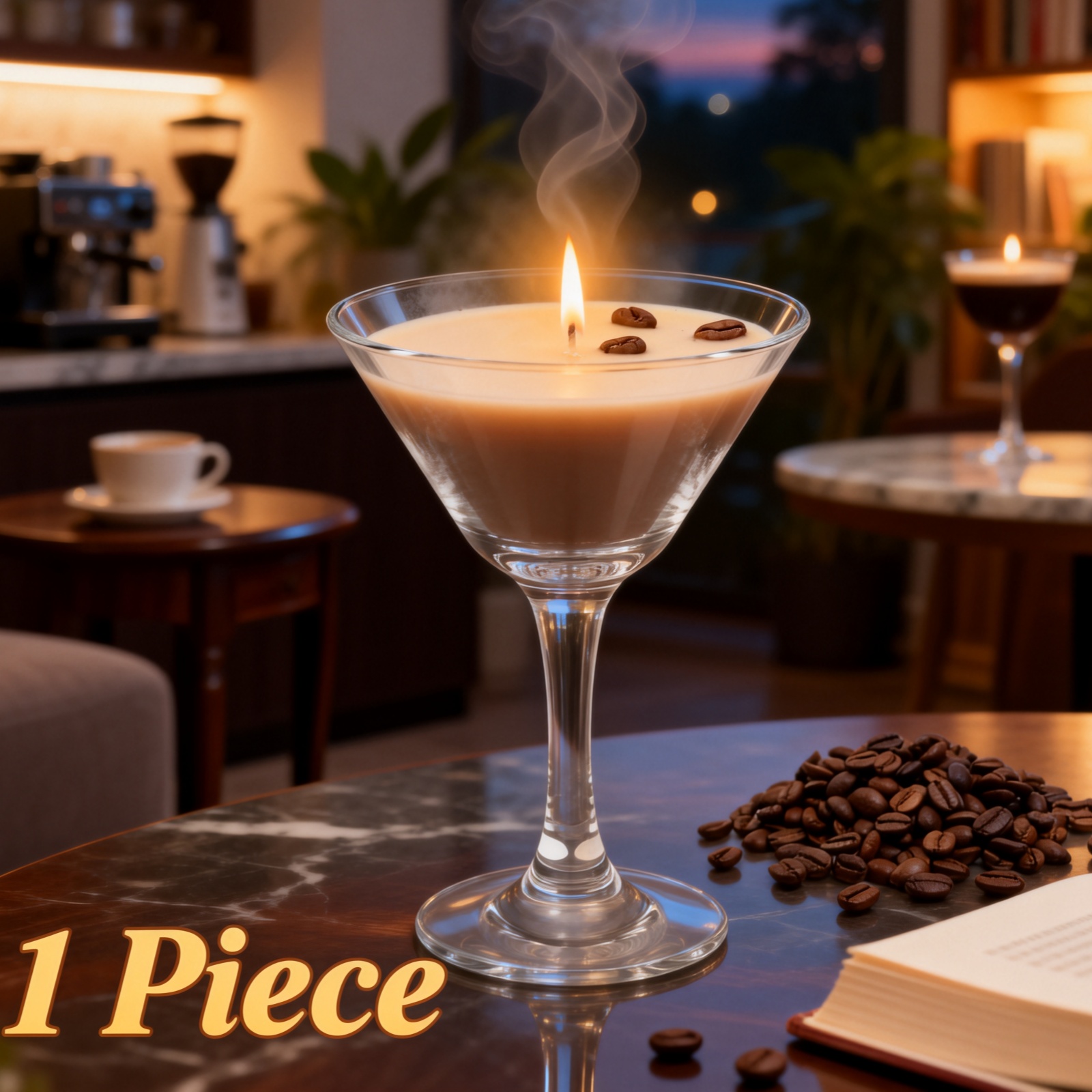 향초 1개 에스프레소 마티니 향초 장식용 커피 마티니  - Beeswax Taper Candle 리뷰 및 가격